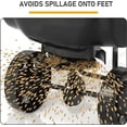 thumbnail image 4 of Walk Behind Spreader, Tow Behind Broadcast Spreader, 70lbs Capacity Hopper, Fertilizer Spreader with 15 Adjustable Flow Control Lever for Fertilizer, Grass Seed, Salt, Ice Melt, Lawn, 4 of 4