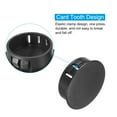 thumbnail image 4 of Uxcell 30mm 1.2" Plastic Hole Plugs, Flush Type Round Hole Cover Snap in Locking Hole Tube, Black 60Pcs, 4 of 6