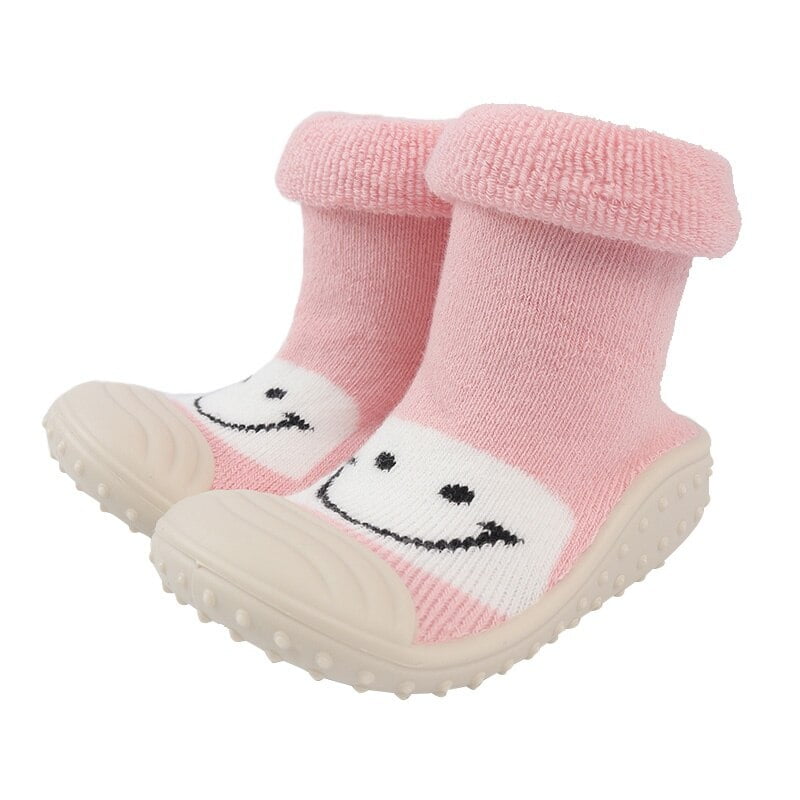 baby sock shoes with rubber sole