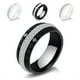 thumbnail image 3 of Minnieouse Anillo de cerámica de moda para mujer, joyería de boda elegante y versátil, anillos para boda, anillos de mujer Ropa, zapatos y accesorios Miscelánea negro Tamaño 10, 3 of 6