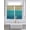 Brown Blue, variant on Teal Blue Ombre Bathroom Window Curtain, Modern Abstract Gradient Art Light Filtering Coffee Kitchen Curtains, Bedroom Living Room Curtains 2 Panel 84"x45"