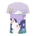 thumbnail image 5 of T-shirts d'Été pour Femmes Grande Taille en Liquidation, Col en V, Imprimé de Pâques, T-shirts Mode Confortables, Chemisiers pour Femme, Hauts, T-Shirt à Col en V pour Femmes en Liquidation, 5 of 5