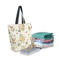 thumbnail image 2 of FORMRS Womens Canvas Tote Bag with Zipper Inner Pocket Shoulder Handbag, Birds Sunflowers, 2 of 7