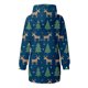 thumbnail image 4 of Vestido corto de sudadera con capucha y bolsillos con estampado navideño para mujer informal a la moda Pompotops  hdfakjf928, 4 of 4