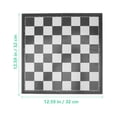 thumbnail image 3 of FELTECHELECTR 1 juego de ajedrez magnético plegable, juego de mesa educativo, rompecabezas, juego de ajedrez plegable para niños, niñas y estudiantes (patrón dorado y plateado)., 3 of 6