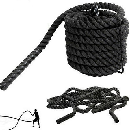 Ktaxon 30ft/40ft/50ft Battle Ropes, 1.5/2in Diameter, for Climbing Strength Training, Cross Fit Exercises (Best Rope For Climbing Workout)
