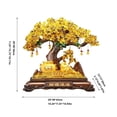 thumbnail image 2 of Gold Money Frog Citrine Tree, Crystal Money Tree, Feng Shui Money Tree Bonsai for Tabletop Home Office Shop Ornament Decor Decorations, 2 of 7