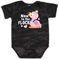 thumbnail image 3 of Inktastic New to the Flock Cute Baby Flamingo Boys or Girls Baby Bodysuit, 3 of 5