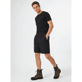 thumbnail image 5 of Pdbokew Men's Cargo Stretch Short 6 Pockets Include 2 Zipper Pocket Comfortable Elastic Waist Causal Work Shorts Golf Hiking Short Black 32, 5 of 9