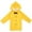 Yellow, variant on Yinguo Kids Hooded Button Down Long Jacket Bow Rainwear Lightweight Raincoat Yellow M
