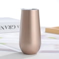 thumbnail image 4 of Yuarrent Copas de cóctel, estructura firme sin costuras, flauta de champán, copa de tostado, vaso de vino de regalo dulce, oro rosa brillante Type2 NO2 Yuarrent HA060909-10, 4 of 6