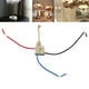 thumbnail image 1 of Interruptor de luz para ventilador de techo interruptor de cadena de tracción de lámpara de repuesto fácil de usar cobre 3 cables para apliques de pared ANGGREK Otros, 1 of 8