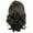 Black, variant on LHWEN Women's Wavy Short Curly Hair Wig Black Synthetic Fiber Adjustable Cap Natural Look Lace Front Soft and Smooth for Daily Wear Work Dates Concerts Theme Parties Blonde Wigs Available
