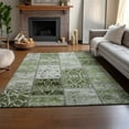 thumbnail image 6 of Addison Rugs Mayfield Washable Transitional Panel Green Rectangle Rug, 9' x 12', 6 of 6