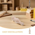 thumbnail image 3 of HONITANO 2Pcs Unfinished Wooden Finials for Staircase Posts Bed Frame Decor Carved Design, 3 of 8