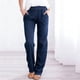 thumbnail image 1 of Pincandy Women's Solid Color Stretch Denim Leggings - 2 Pockets, Loose Wide Leg Fit, Perfect for Gym, Workout & Casual Wear, 1 of 7
