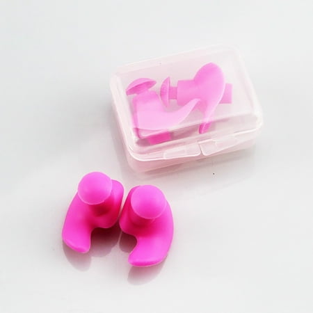 

1 Pair Spiral Earplugs Waterproof Earplugs Silicone Swimming Earplugs