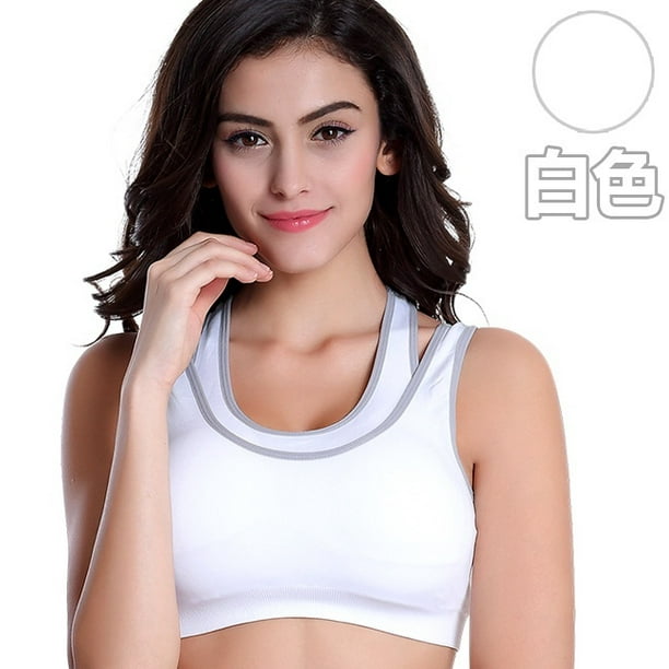 Hot Women Lady Sports Bra High Impact Non Wired More Cup Active Gym  Underwear 