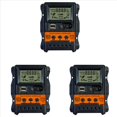 thumbnail image 1 of 3X 30A Controlador de Carga Solar 12V24V Panel Solar Controlador de BateríA Regulador Auto 2 USB Pantalla LCD Descargador de Carga, 1 of 5