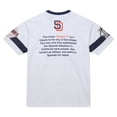 thumbnail image 3 of Men's Mitchell & Ness White San Diego Padres Cooperstown Collection Team Origins Premium T-Shirt, 3 of 7
