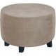 thumbnail image 3 of Round footstool covers for diameter 48-55 cm, brown, 3 of 5