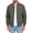 Army Green, variant on Men's Baseball Jacket Spring Fall Korean Style Slim Fit Color Stripe Printing Long Sleeve Hoodless Casual Outerwear for Daily Party Commute Mens Fashion