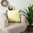 thumbnail image 2 of Ox Bay Amai 20" x 20" Lemonade Yellow Ultra-Soft Turkish Cotton Adult Decorative Throw Pillow, 2 of 9