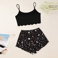 thumbnail image 4 of Gibobby camisón de lactancia para mujer Camisola de salón, ropa de dormir, Tops y pantalones para mujer, ropa para el , conjuntos de estampados, conjunto de trajes y conjuntos para mujer (Negro, L), 4 of 5