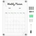 thumbnail image 2 of MasteelfCA 1 Set of Wall-mounted Board Sign Memo Board Transparent Message Board Hanging Acrylic Board, 2 of 7