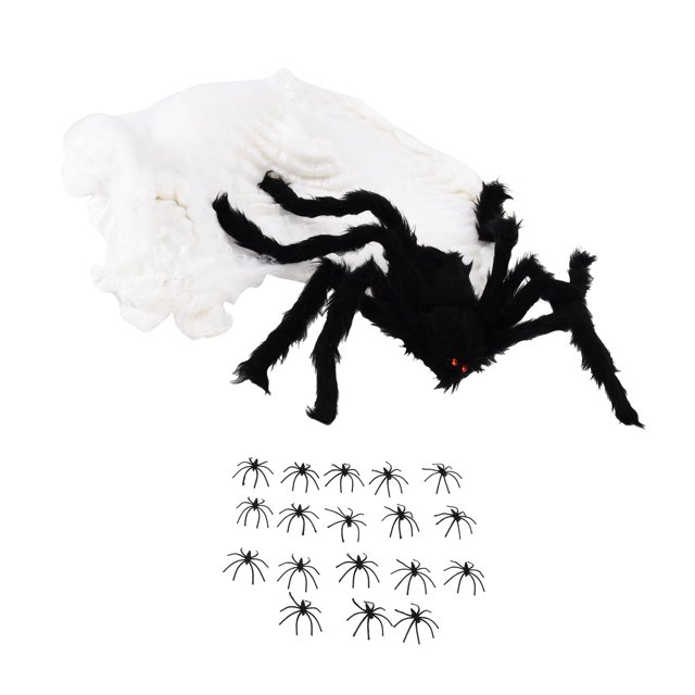 Araña falsa, araña decorativa, casa fantasma, decoración de Halloween, araña artificial de Halloween, confiable y duradera Jadeshay A