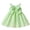 Green, variant on Noric Girls Summer Dresses Sleeveless Spaghetti Strap Princess Dresses with Big Bow Tie Loose Fit A Line Swing Dresses Ages 0-9