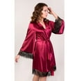 thumbnail image 1 of Femmes Satin de Soie Robe Pyjama Robe de Mariée Robe de Nuit Robe Dentelle Homewear, 1 of 3