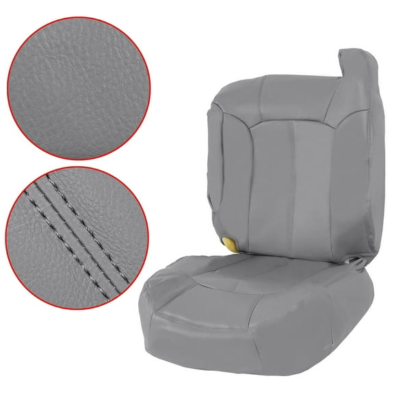 Front Driver Side Seat Covers For 1999-2002 Chevy Tahoe Suburban Gray