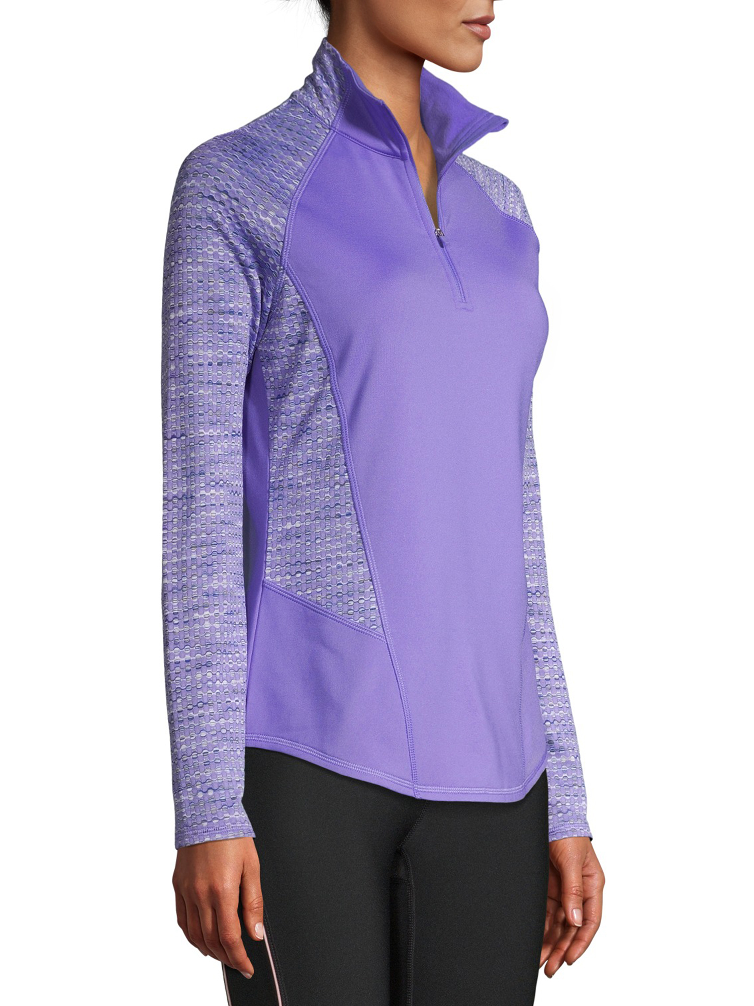 Athletic Works Women's Active Performance 1/4 Zip Pullover