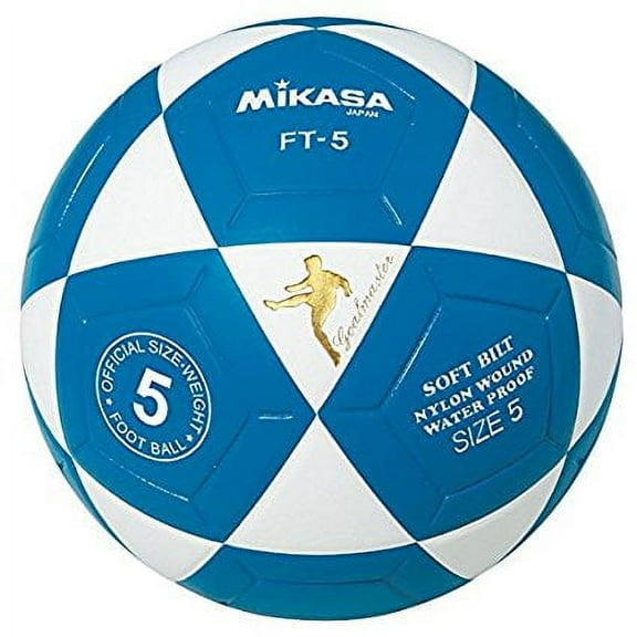 Mikasa FT5 Goal Master Soccer Ball White/Blue Size 5