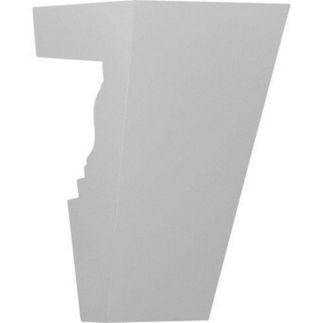 Ekena Millwork KEY08X13X08AS 8 Po. x 13,50 Po. H x 8 Po. P- Ashford Keystone