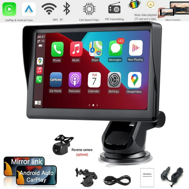 7'' Touch Screen Wireless Appl Carplay and Android Auto for Car Radio