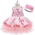 thumbnail image 4 of Hicidod Tutu Dress for Girls Tulle Princess Prom Dresses for Toddler Kids Little Girl Cute Fancy Birthday Party Ball Gown Fall 2025, 4 of 7