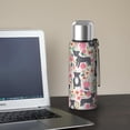 thumbnail image 5 of 20 Oz Boston Terrier Dog with Flower Coffee Tumbler Double Wall Insulated Stainless Steel Water Bottle | Metal Reusable Thermoses Flask with Cup Cap | Leak & Sweat Proof with Anti-Dust Lid, 5 of 7