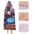 thumbnail image 4 of Fuera del Nido Manta Capa con Capucha Anti-Bolitas, Manta de Lana Ártica Suave, Manta Portátil de Felpa Ligera y Lujosa, Poncho para Siesta en Casa y Oficina, 100*130cm, 4 of 6
