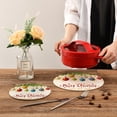 thumbnail image 7 of SKYSONIC Christmas Balloons Trivets Pot Holders Set of 2, Hot Pads, Table Mats,Placemats Set for Cooking and Baking, Cotton Braided Hot Pads 7in+9in, 7 of 7
