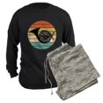 thumbnail image 6 of CafePress - French Horn Retro - Men's Long Sleeve Loose Fit Cotton Dark Pajama Set, 6 of 7