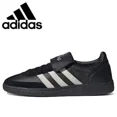 thumbnail image 3 of Las zapatillas de skate para hombre y mujer Adidas Originals Handball Spezial son cómodas, antideslizantes y resistentes al desgaste en marrón y rojo, 3 of 5