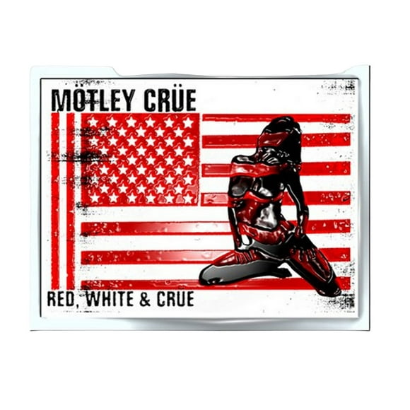 Motley Crue Red, White & Crue Badge