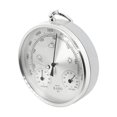 thumbnail image 3 of Flynix Barometer Thermometer Hygrometer Weather Station for Home Office Living Room Silver, 3 of 9