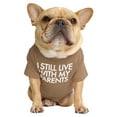 thumbnail image 2 of Flmtop Pet Vest Letter Printing Two-legged Dog Cloth Round Neck Vest for Summer Khaki, 2 of 9