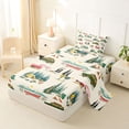 thumbnail image 2 of Erosebridal RV Trailers Camper Twin Sheet Sets,Rustic Cabin Adventure Bedding For Boys Kids 3pcs, 2 of 6