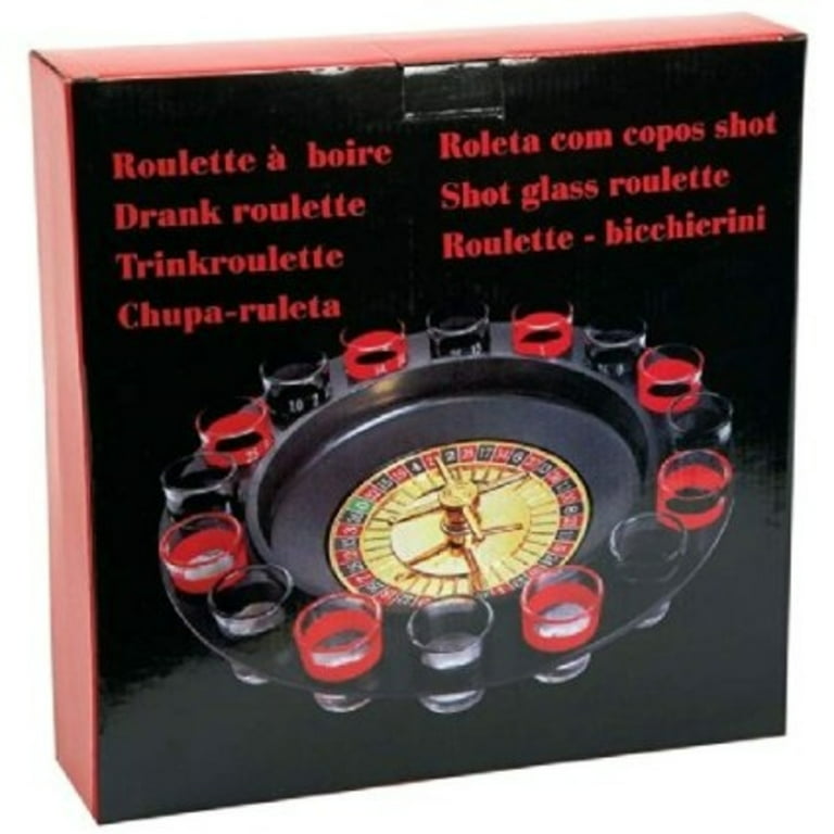 Maxam SPROULT 11 1/2, 16 Shot Drinking Roulette Set 