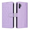 thumbnail image 2 of Compatible with Samsung Galaxy Note 10 Plus Case, Premium Leather Wallet Book Case Magnetic Flip RFID Blocking Credit Card Holder Kickstand with Wrist Strap Shock Absorbing Case, Purple, 2 of 11