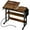 Rustic Brown, variant on DWVO Sit Stand up Desk Standing Desk Adjustable Height,Small Rolling Computer Desk for Home Office, Black